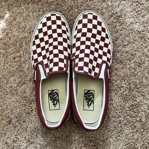 Vans Classic Slip Ons (Checkerboard) - M 8.5